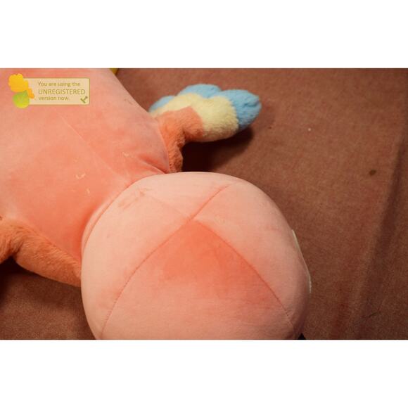 Pillowfort Parrot and Baby Weighted Plush Kids' Throw Pillow Pink (Marks) - Picture 4 of 8